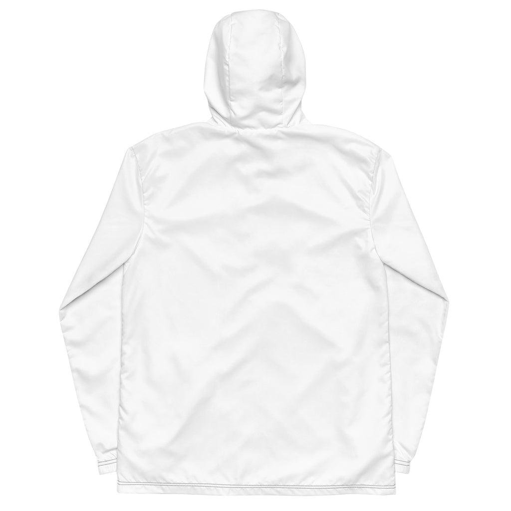 Coupe-vent impermeable homme streetwear LB noir, vue de dos