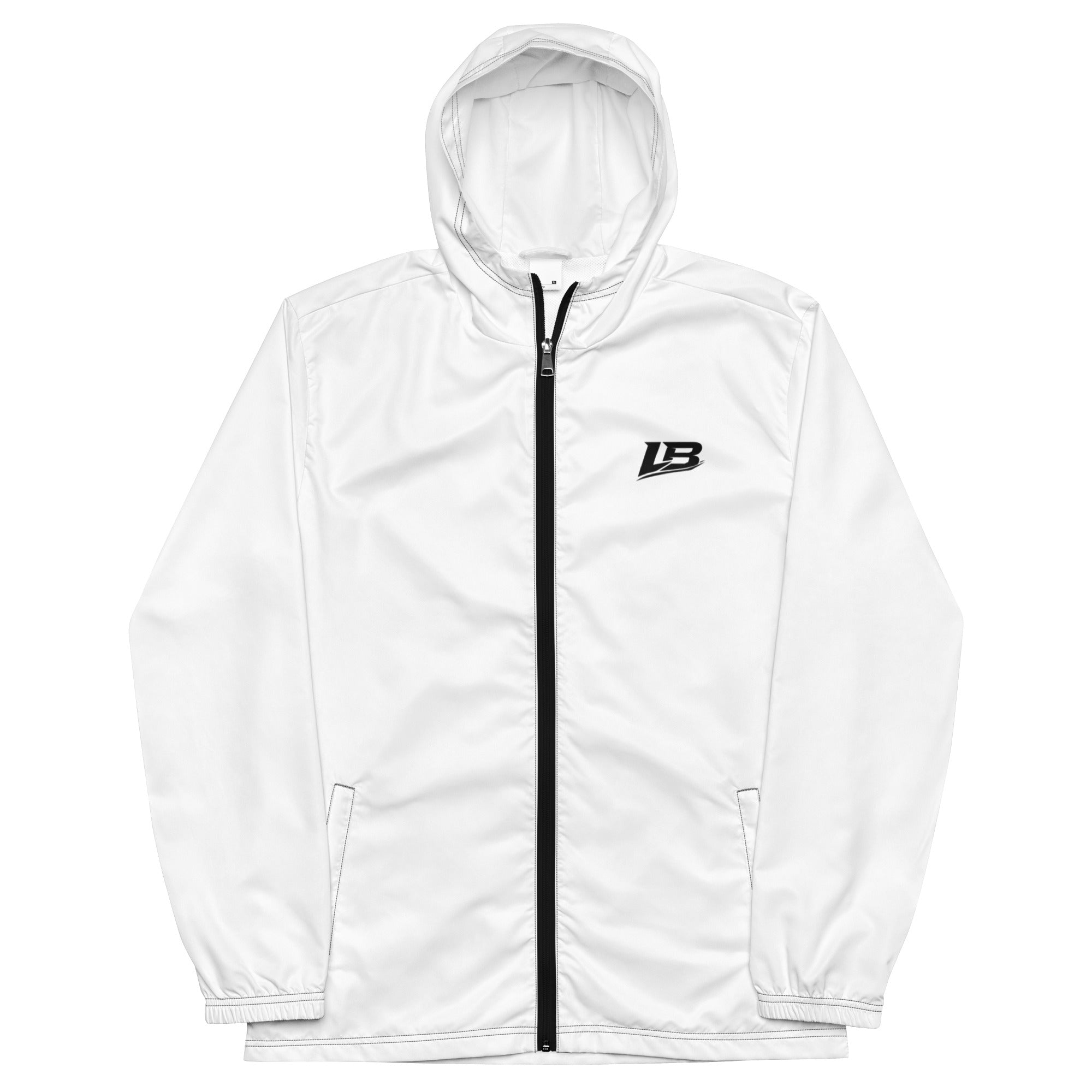 Coupe-vent impermeable homme streetwear LB noir, vue de face alternative