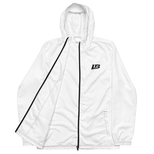 Coupe-vent impermeable homme streetwear LB noir, vue de face