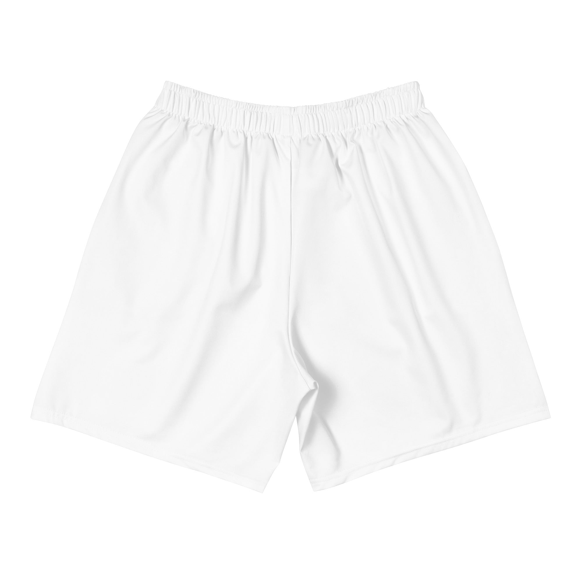 Short de sport streetwear unisexe LB blanc, vue de dos