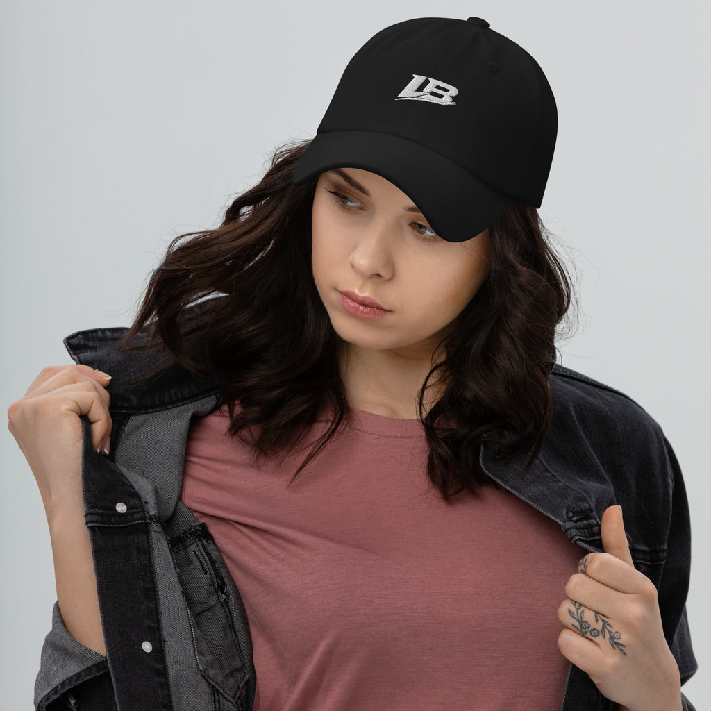 Casquette dad hat unisexe streetwear LB, vue de face alternative
