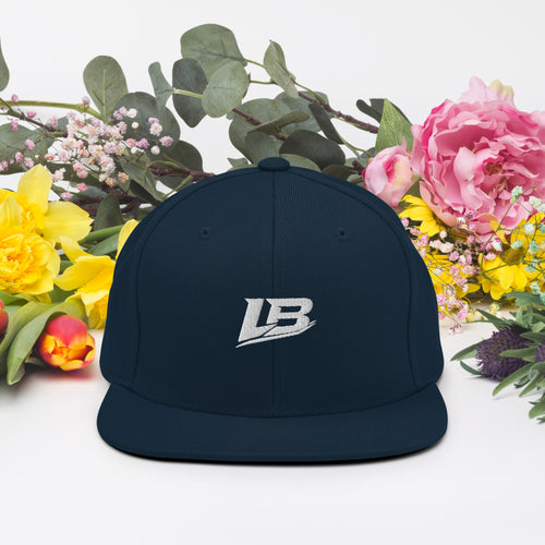 Casquette snapback unisexe streetwear LB, vue de face alternative