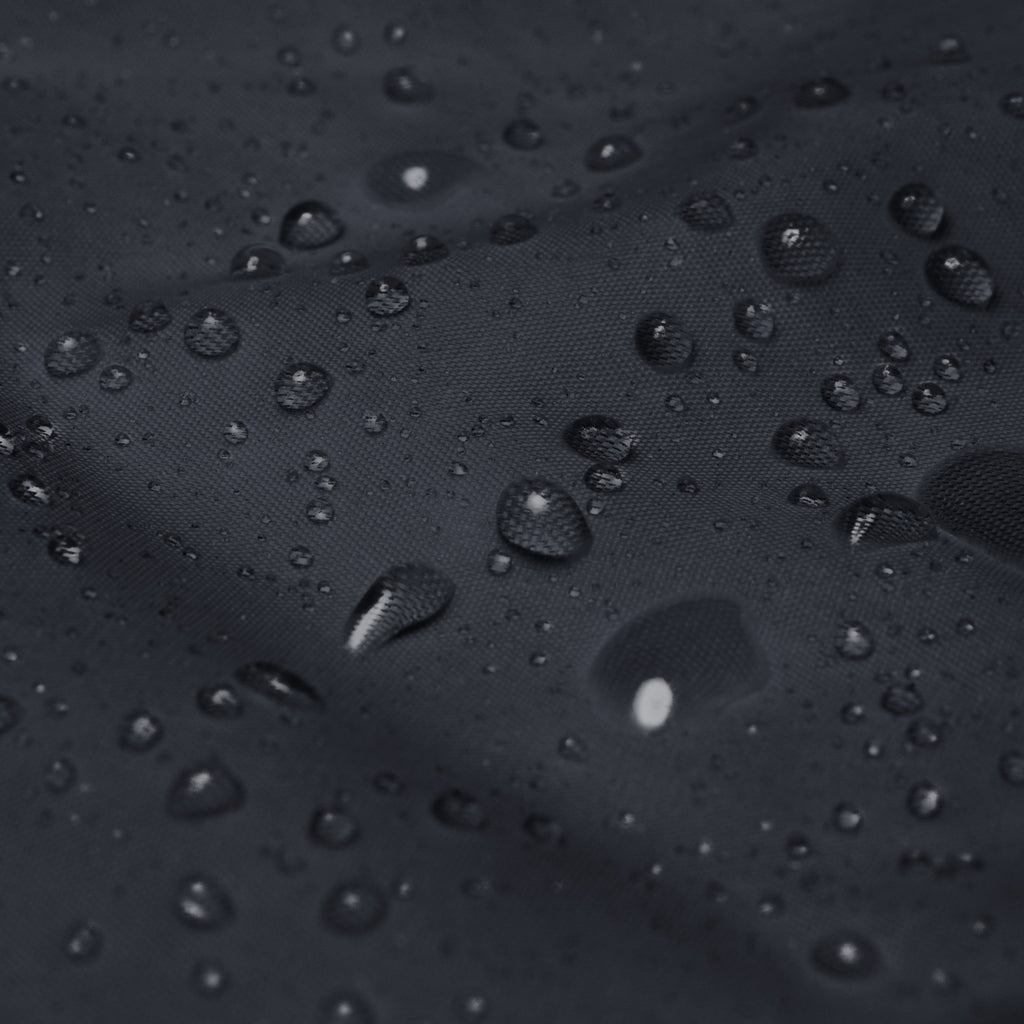 Coupe-vent leger unisexe streetwear LB bleu marine, detail du tissu