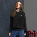 Sweat col rond épais unisexe LB coloris Noir, vue de face