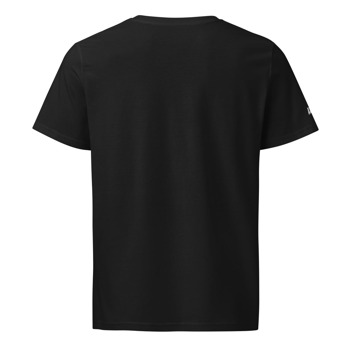 T-shirt bio écoresponsable unisexe LB coloris Noir, vue de dos
