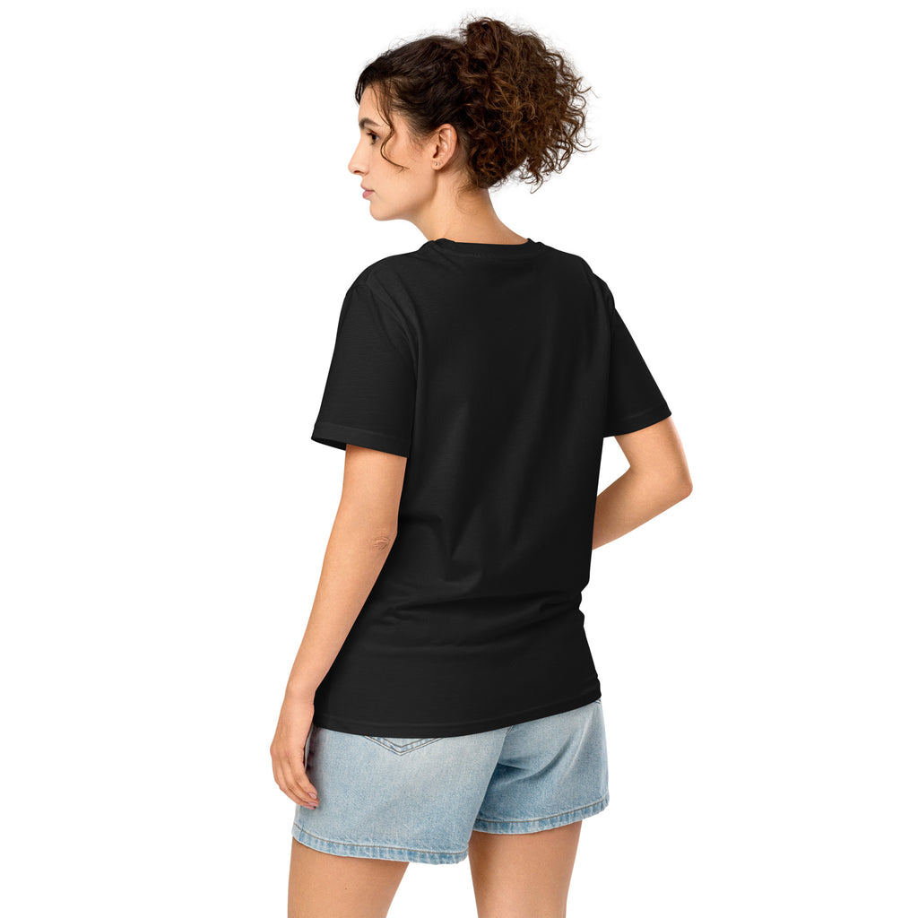 T-shirt bio écoresponsable unisexe LB coloris Noir, vue de dos (vue 2)