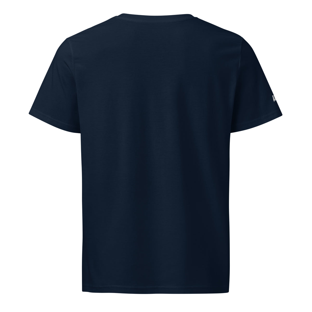 T-shirt bio écoresponsable unisexe LB coloris French Navy, vue de dos