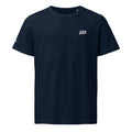 T-shirt bio écoresponsable unisexe LB coloris French Navy, vue de face