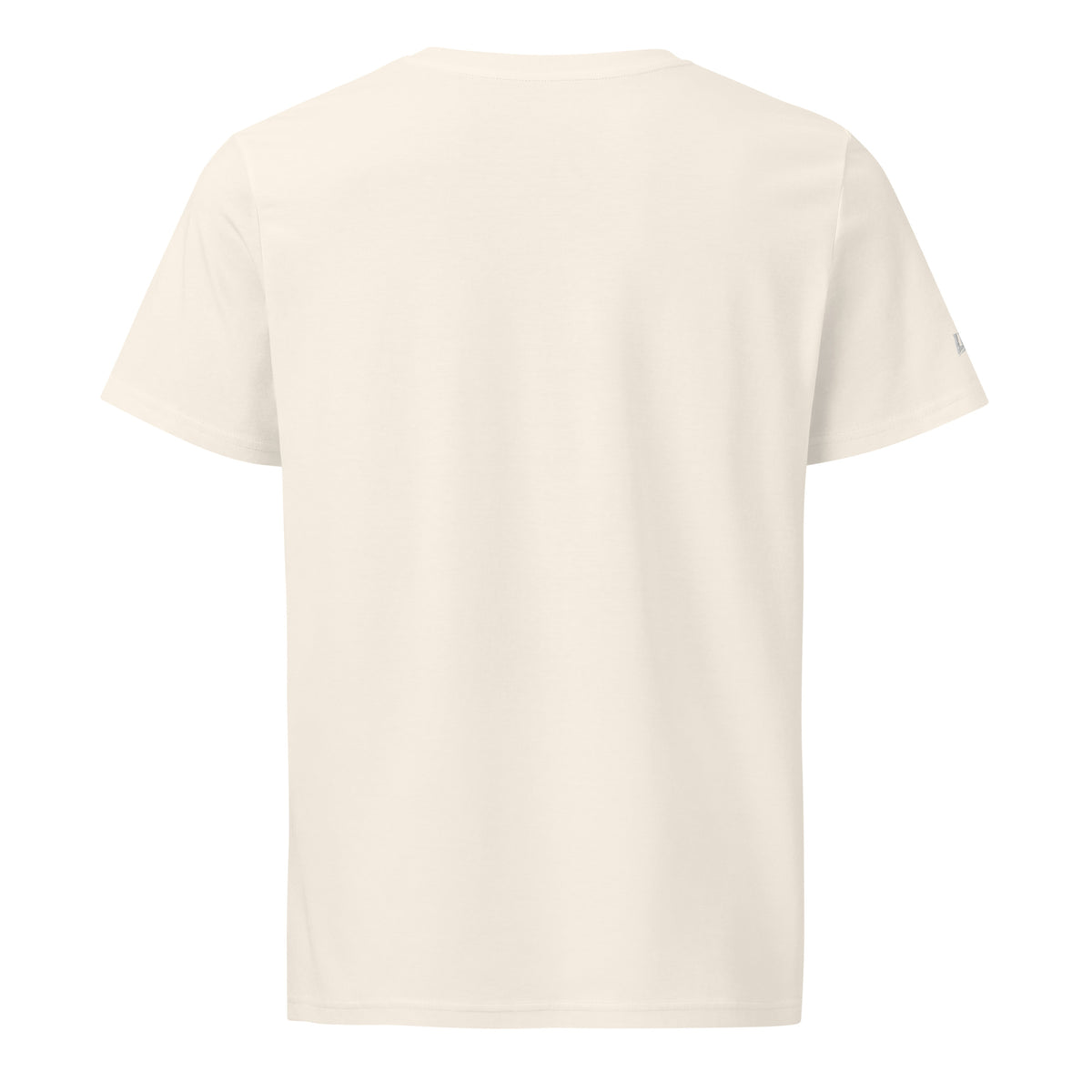 T-shirt bio écoresponsable unisexe LB coloris Vintage White, vue de dos