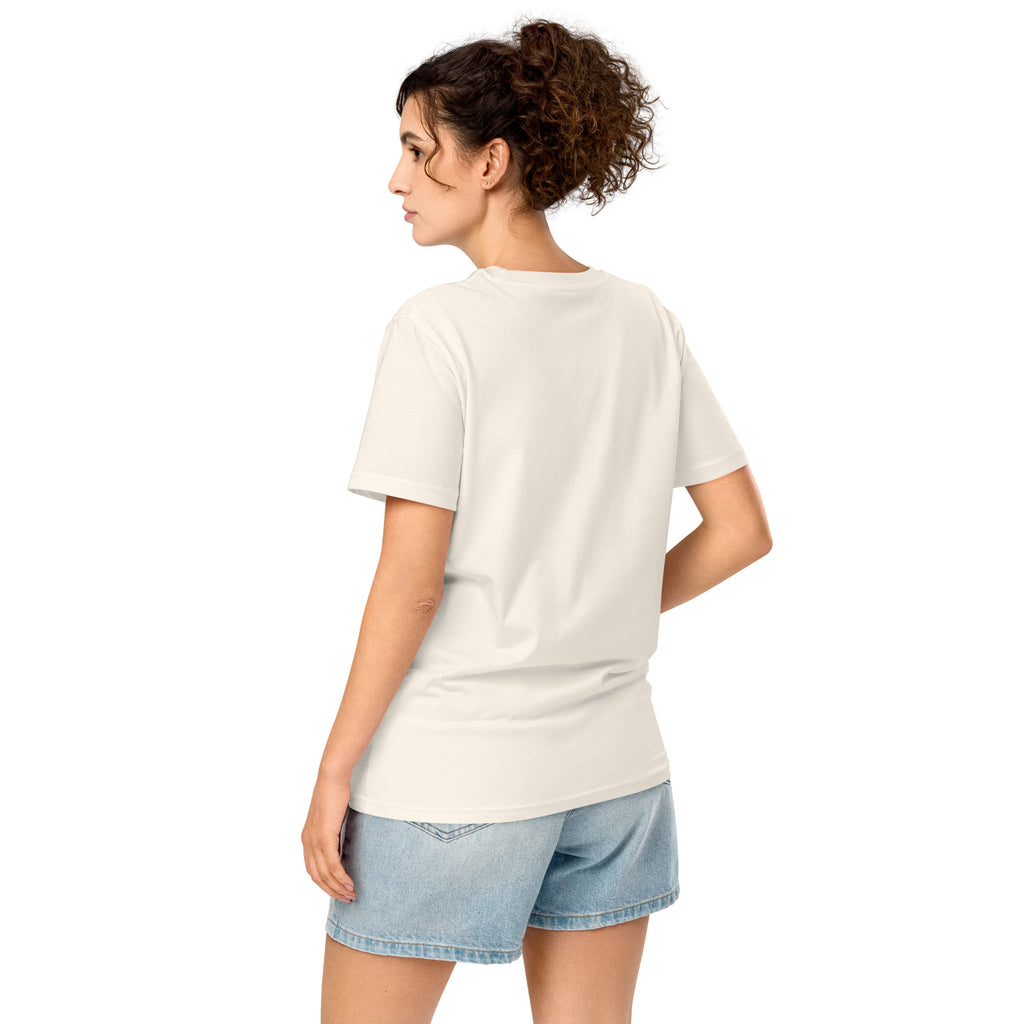 T-shirt bio écoresponsable unisexe LB coloris Vintage White, vue de dos (vue 2)