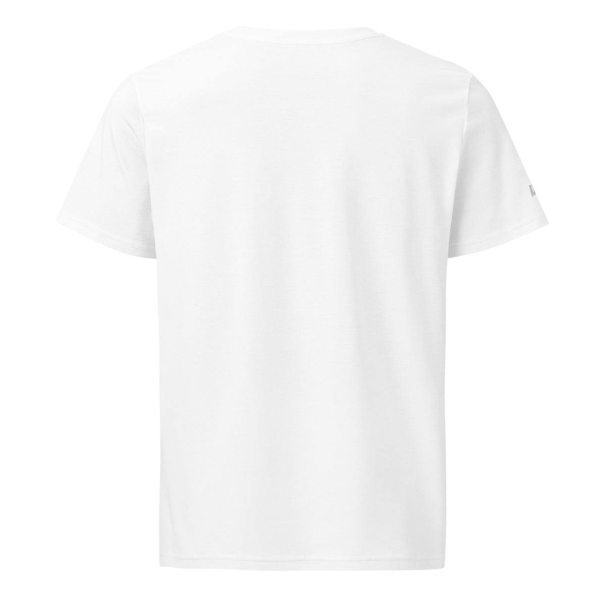 T-shirt bio écoresponsable unisexe LB coloris Blanc, vue de dos
