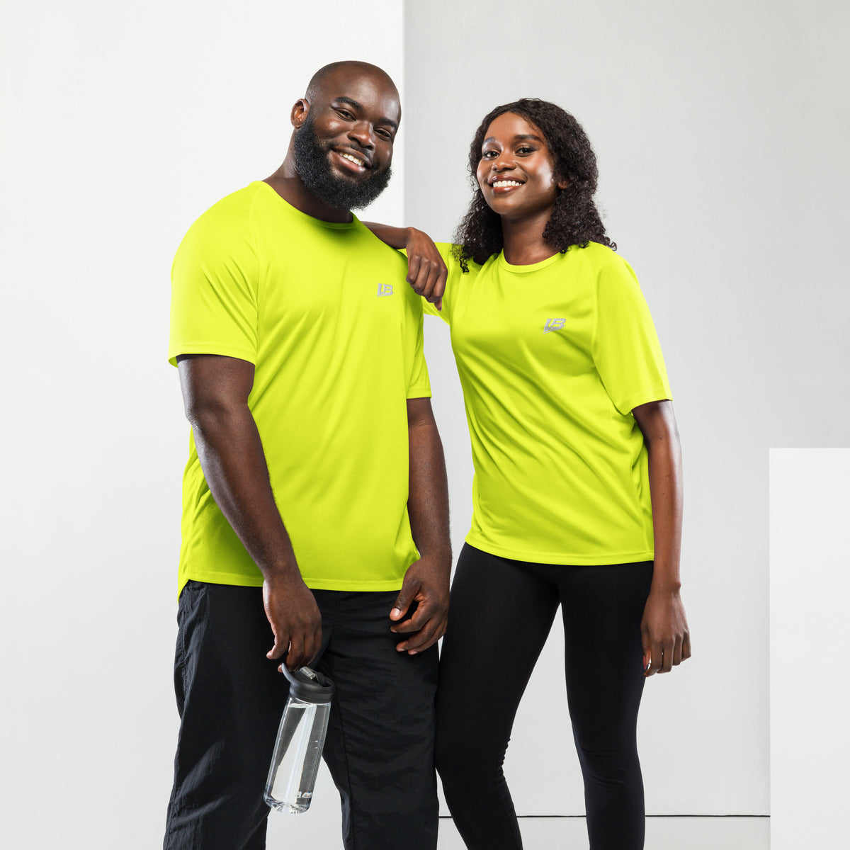 Maillot de sport unisexe streetwear LB, vue de face
